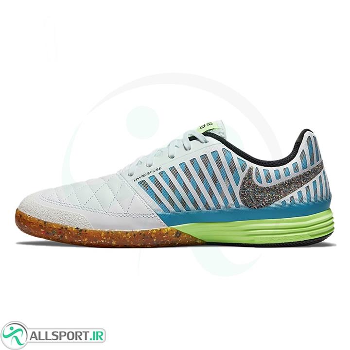 کفش فوتسال نایک لونار گتو طرح اصلی Nike Lunar Gato White Blue Green